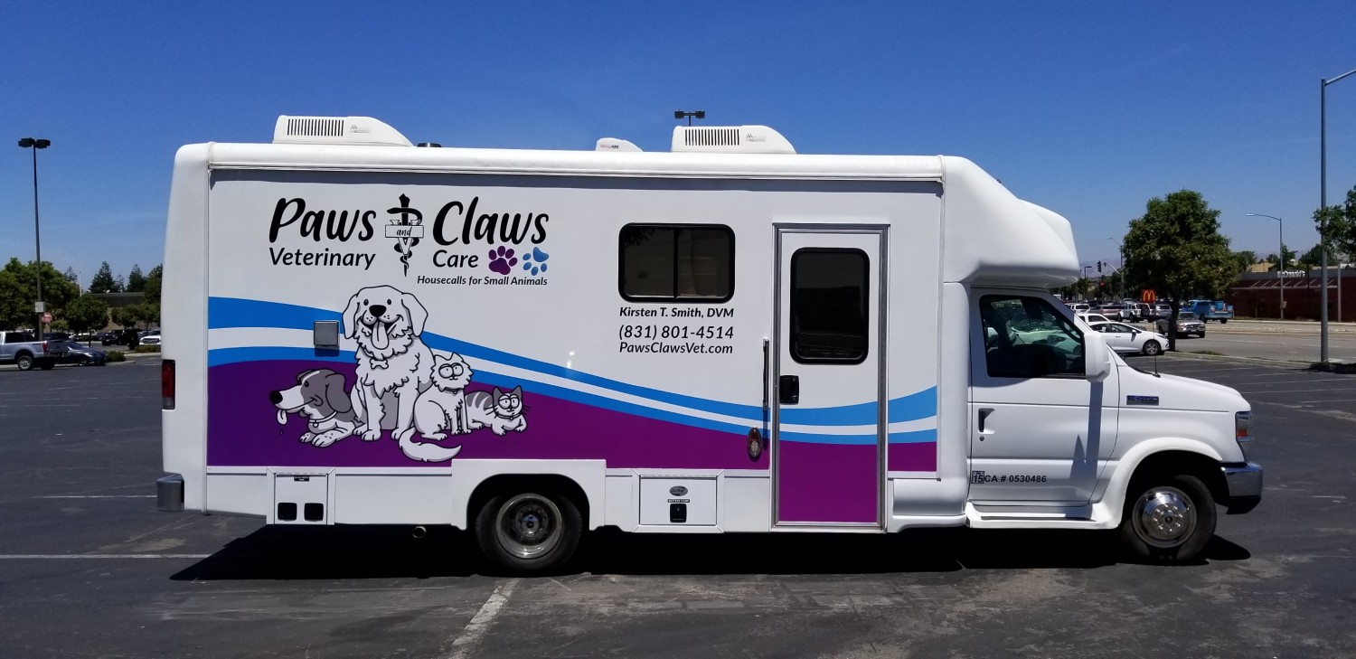 Paws and Claws Mobile Vet Bus